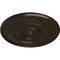 Ekena Millwork Dylar Ceiling Medallion (Fits Canopies up to 6 1/4"), 30"OD x 2 1/4"P, Stone Hearth Crackle CM30DYSHC - alternate 2